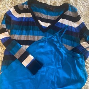 Sweater and camisole combo